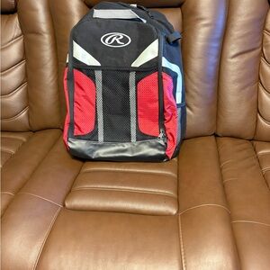 Rawlings Black and Red Men's Backpack